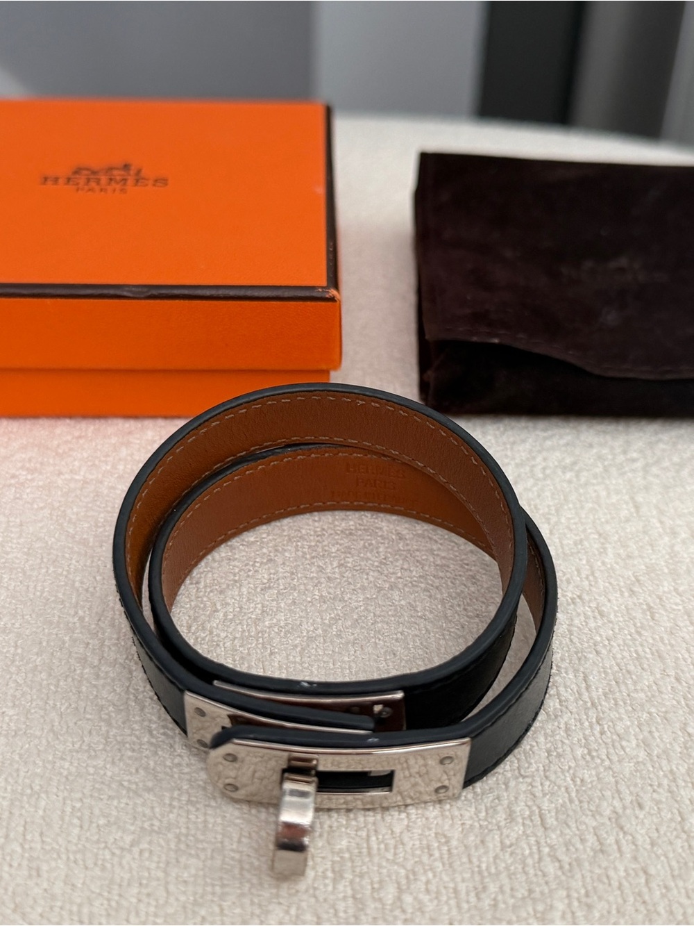 💛Authentic Hermes Kelly Double Tour bracelet